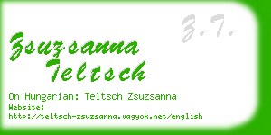 zsuzsanna teltsch business card